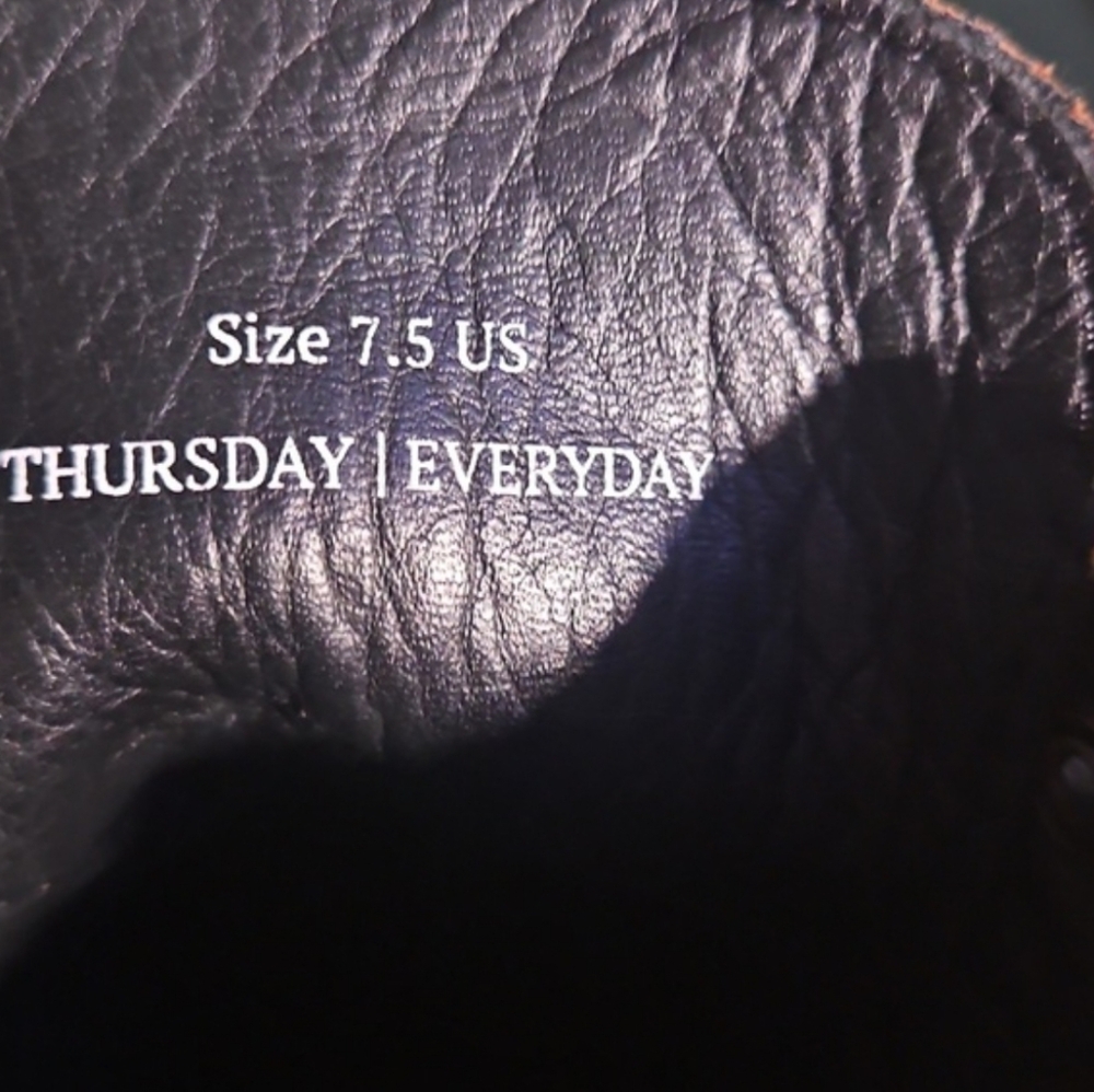 Thursday Boot Company Rustic Brown Leather Boots - Picture 6 of 8